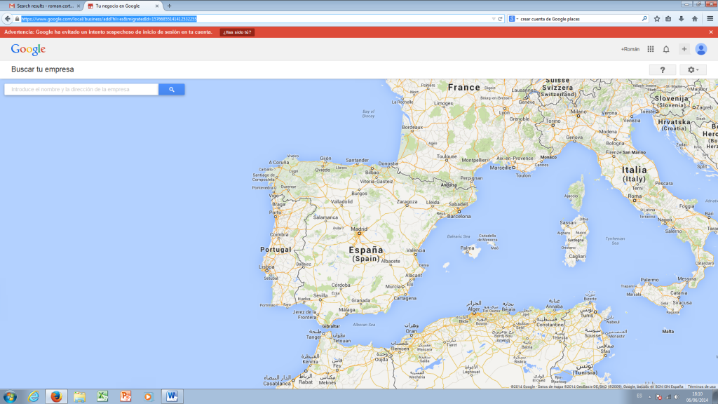Cómo crear tu cuenta de Google Places _ Paso 1