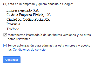 Cómo crear tu cuenta de Google Places _ Paso 4